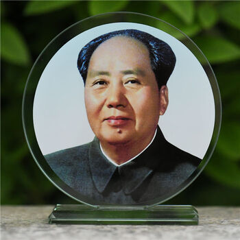 汽车摆件画像摆件青老年水晶头像办公室书房家居室内摆设像摆件水晶