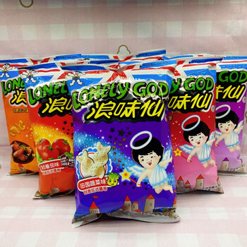 70g浪味仙3包2022/5/30到期田园蔬菜味番茄包装食品营养薯片袋装 田园