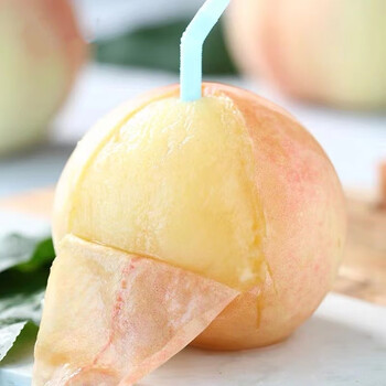 拾亩记【当天发】江苏无锡水蜜桃白凤玉露桃子当季时令鲜果水果 6个