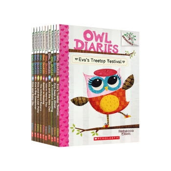 学乐大树桥梁章节书10册套装OWL DIARIES猫头鹰日记英文原版Scholastic Bra