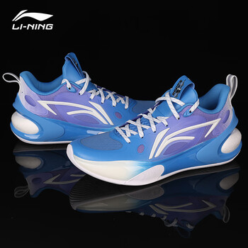 李宁cba篮球鞋李宁驭帅17low低帮北京首钢pe版男实战运动鞋abat127