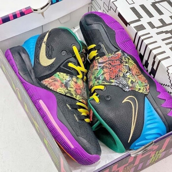 kyrie欧文6代南海岸涂鸦圣甲虫实战透气垫篮球鞋男大童鞋 欧文6代