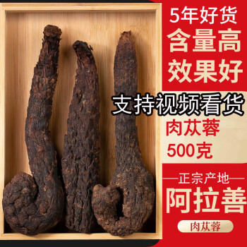 阿拉善肉蓯蓉整根500g油蓯蓉泡茶泡酒料非特級鎖陽肉蓯蓉1整根400g