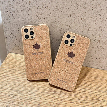 蓝鸟开泰苹果11软木透气xr代线条人iphone11promax全包手机保护软壳