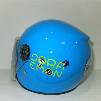 小孩夏季四季宝宝防晒夏天轻便安全帽春夏季头盔秋冬款儿童盔蓝色39岁