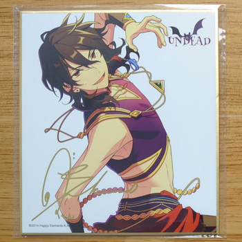 偶像梦幻祭es 朔间零 拍立得 吧唧 色纸 周边 南国色纸(侧边压伤)