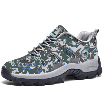 迷彩鞋夏季陆军男鞋户外登山鞋防水防滑耐磨迷彩鞋新式作训鞋工作劳保