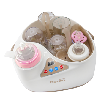 倍尔乐（Bearo）暖奶器奶瓶消毒器消毒暖奶二合一婴儿恒温多功能加热温奶器 (奶咖色）消毒暖奶二合一