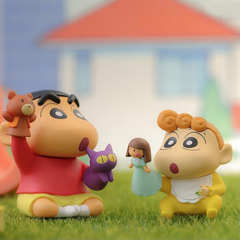 卡盟文创(camon)蜡笔小新盲盒日常系列手办潮玩动漫周边摆件模型车载