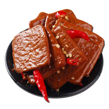 黄山特产茶干五香香菇豆干麻辣零食小包装多口味小吃500g香辣味小茶干