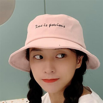 法波淇日本学生帽渔夫帽女夏日系文艺ins韩版学生日系字母刺绣遮睑