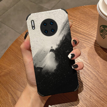 屹川华为mate30pro手机壳华为全包四角硅胶新款防摔小羊皮软壳皮纹