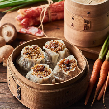 五折糯米烧麦方便食品早茶点心早餐 4袋装 香菇鲜肉2 梅干菜2