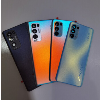 承格巨適用opporeno5k後蓋原玻璃reno5pro電池後殼手機背板屏替換原