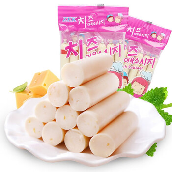 韩国进口 zek深海鳕鱼肠儿童零食 鱼肉火腿肠即食零食 芝士味 玉米味