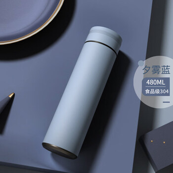 elle保温杯茶水分离保温杯女可爱少女心ins泡茶杯子不锈钢男士水杯