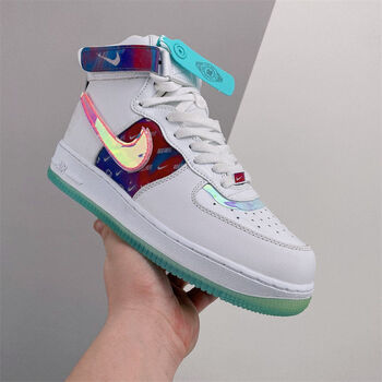 af1 react qs 空军一号 电玩像素换钩镭射高帮男鞋女鞋运动鞋板鞋