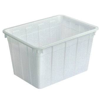 普通300型白色 860x645x630mm无盖大水箱塑料水箱海产品水箱塑胶方形