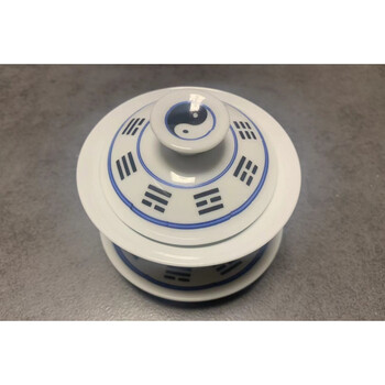 太极茶杯太极八卦杯道家阴阳杯工杯禅意杯三才盖碗杯供水供台杯道教