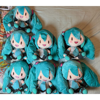 初音未來公仔sega fufu miku初音未來fufu 27cm 毛絨玩偶公仔景品日本