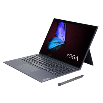 联想(Lenovo)YogaDuet十代英特尔酷睿i5 13英寸二合一平板笔记本电脑( 16G 512G 2K触控屏 人脸识别 触控笔)