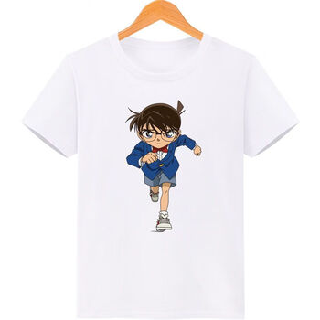 capital kiss柯南衣服联名t恤名侦探工藤新一短袖男卡通动漫周边怪盗
