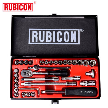罗宾汉（RUBICON）RGS-035 35件套筒工具组套装汽修机修维修工具组工具箱 1/4英寸