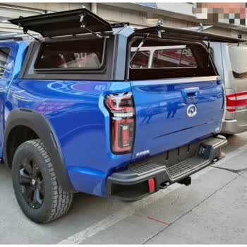 适用于长城炮皮卡车三开门后盖三侧打开改装件多功能后箱改装皮卡三