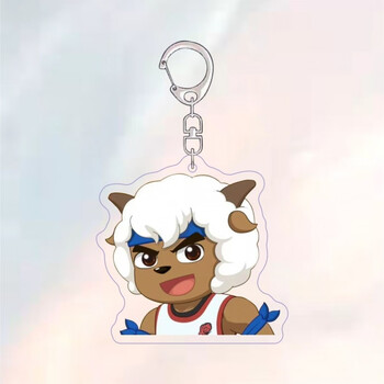 之筐出未来钥匙扣书包小挂件挂饰 g45-沸羊羊 5cm双面夹层(d字扣)