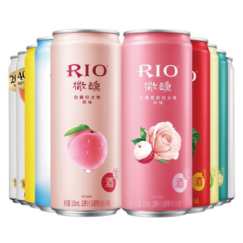 锐澳（RIO）洋酒 预调 鸡尾酒 果酒 缤纷全家福 330ml*10罐 （10种口味）新老组合形式随机发货