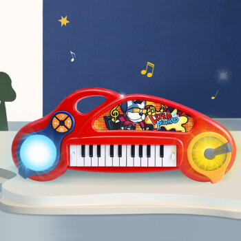 猫贝乐宝宝早教电子琴音乐玩具 男女孩儿童拍拍鼓三合一打碟唱歌机钢琴故事机