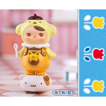 pop·mart泡泡·玛特 pucky x 三丽·鸥家族系列盲盒生日礼物 【布丁
