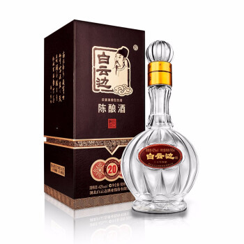 白云边 白酒 二十年陈酿 浓酱兼香型 42度 500ml