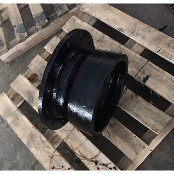 球墨铸铁管配件盘承短管甲管平承短管法兰短管球墨管法兰盘dn100口径