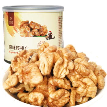 【京东出品】八享时原味核桃仁100g 每日坚果 休闲零食 零食小吃 孕妇食品 儿童零食 即食食品