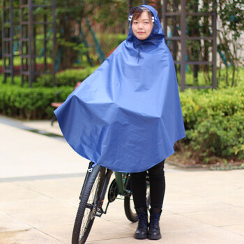 优束雨衣自行车骑行专用学生初高中单人男款山地自行车女款雨披便携包