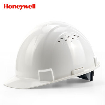 霍尼韦尔（Honeywell）安全帽新国标 可印字 H99 ABS 工地 工程 工业 建筑 防砸 抗冲击 白色 有透气孔 1顶