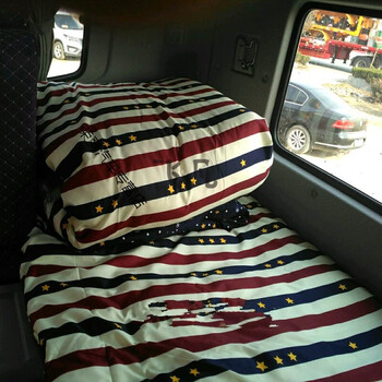 s 汽车卡车大货车卧铺棉被褥子 手工车载用加宽被褥套装卧铺垫定做 星