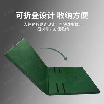 点润仰卧卷腹训练垫仰卧起坐专用垫子体操垫跳高垫健身垫 200*100*5cm - 4