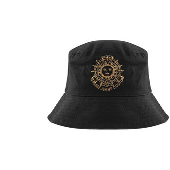 versacejeanscouture范思哲男女通用棉质徽标图案渔夫帽时尚帽子黑色m