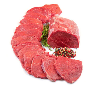 艾克拜尔 牛里脊肉整条原切 1kg 牛柳牛肉生鲜 牛里脊1kg