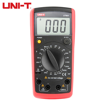 优利德（UNI-T）万用表数字高精度电阻电容表 UT601