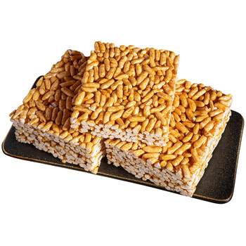 维霆广西老式红糖米花糖香酥炒米饼冻大米糖经典怀旧儿时零食灵山特产