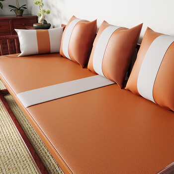 定制防水科技布沙发坐垫子海绵垫实木加硬加厚高密度红木座垫订做 沂