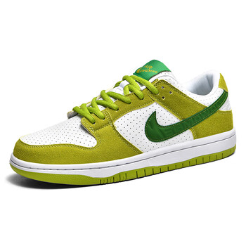 耐克顿男鞋春夏季黑白情侣款运动休闲板鞋百搭潮流小透气青苹果36