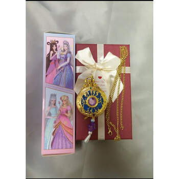 时希公主怀表时间公主怀表时希怀表娃娃配件怀表能走时间圣诞礼1笔1链