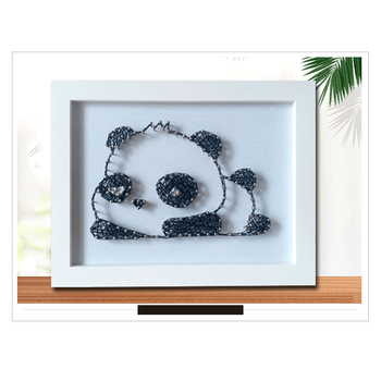 鲸鱼动物钉子绕线画diy解闷手工制作品创意弦丝画生日礼物材料包迷你