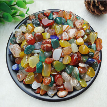 雨花石南京雨花石原石天然鹅卵石石头花盆鱼缸装饰彩石头彩色小石子 1