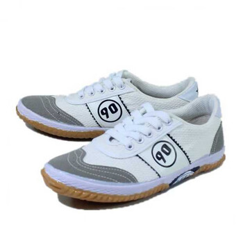 双星帆布排球鞋男女同款软底工作鞋体考防滑透气耐磨牛筋底运动鞋 90