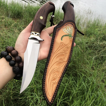 解析者m390粉末钢户外刀具高硬度锋利开刃露营一体刀具随身刀小直刀